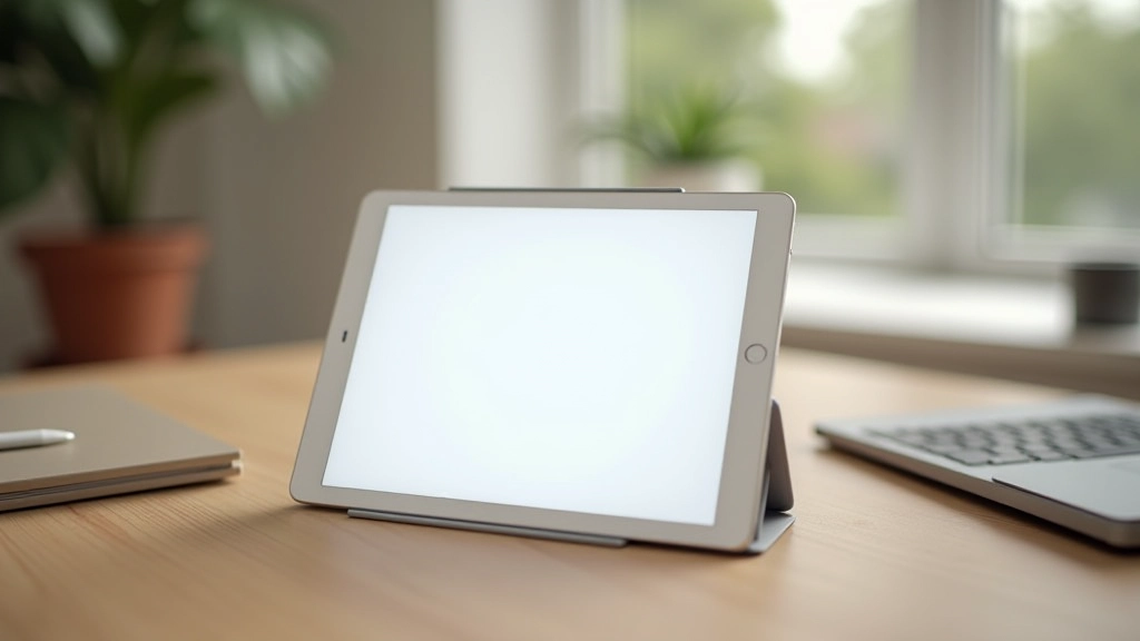 Formulaire d'inscription affiché sur une tablette avec stylet
